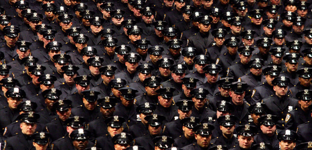 A sea of blue fills Madison Square Garden as 1,359 new polic